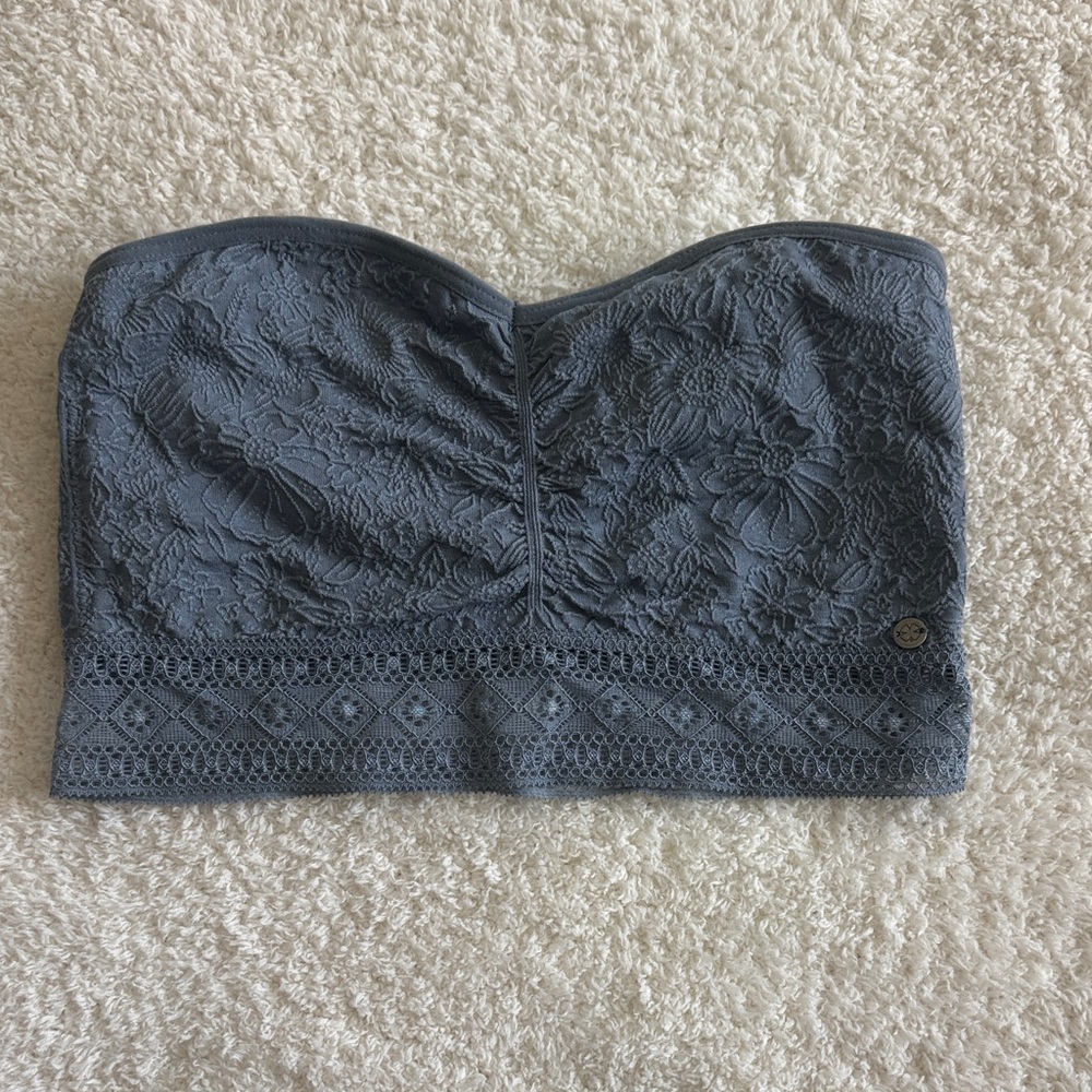 Lucky Brand Lace Strapless Top / top